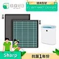 綠綠好日 適 SHARP FU-GM50T FZ-M50HFE FZ-M50DFE 抗菌 濾芯 蜂巢顆粒活性碳 歷史價格詳細信息