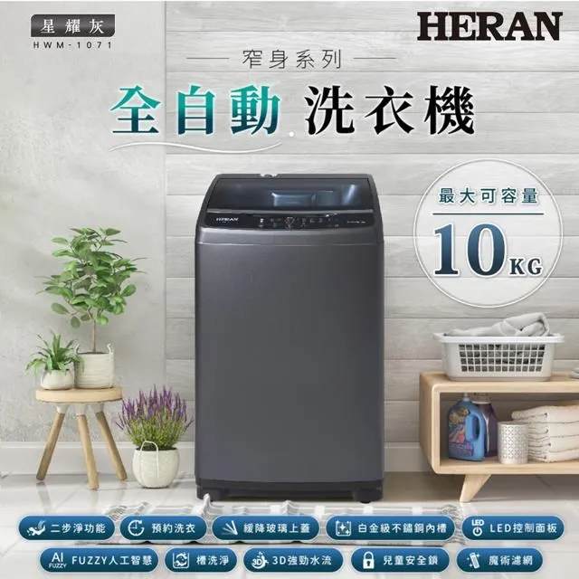 【HERAN 禾聯】 全自動6.5kg 直立式洗衣機 (HWM-0691) 歷史價格詳細信息