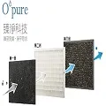 Opure 臻淨 A1空氣清淨機第三層蜂巢式活性碳顆粒+沸石顆粒濾網  A1-D 歷史價格詳細信息