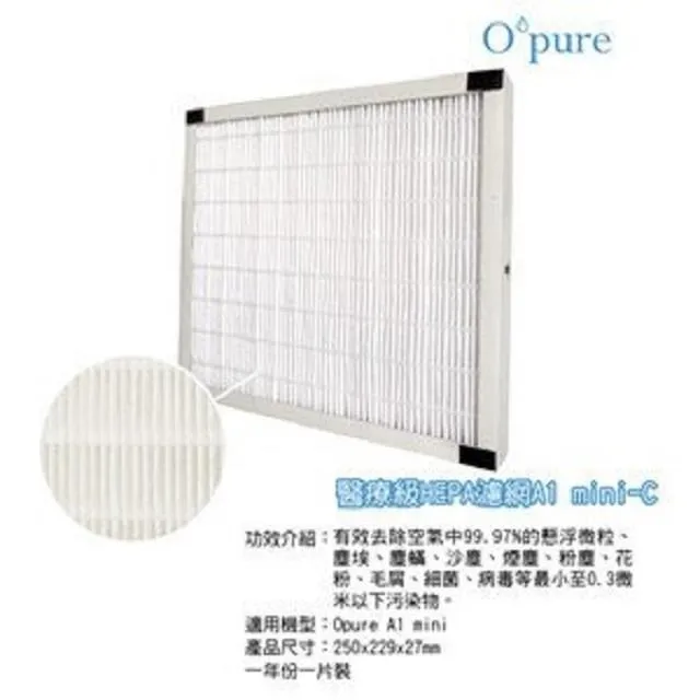 【Opure 臻淨】 A1 miniB+C 一年份濾網組 適用A1mini 適用Honeywell16300 歷史價格詳細信息
