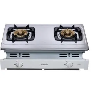 櫻花 雙口嵌入爐(與G-6500KG同款)瓦斯爐桶裝瓦斯(含標準安裝)(送5%購物金)【G-6500KGL】 歷史價格詳細信息