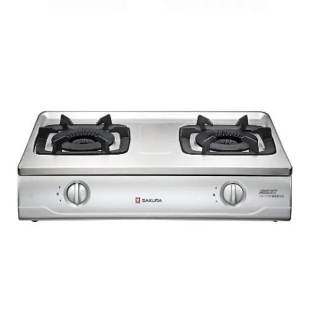 櫻花 雙口台爐(與G-5610KS同款)瓦斯爐天然氣(含標準安裝)【G-5610KSN】 歷史價格詳細信息