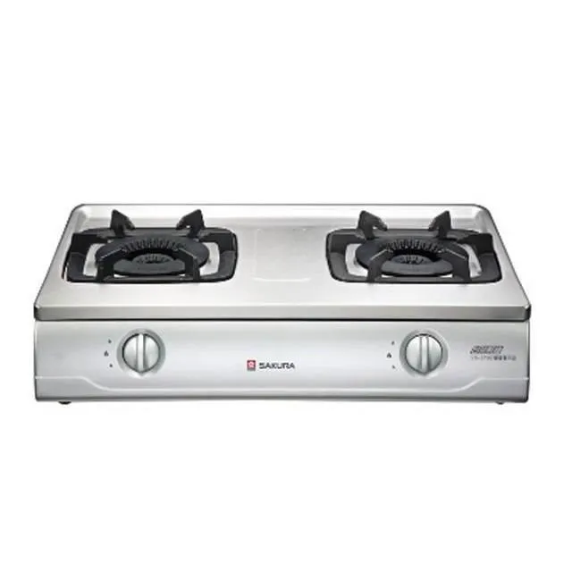 櫻花 雙口台爐(與G-5610KS同款)瓦斯爐天然氣(含標準安裝)【G-5610KSN】 歷史價格詳細信息