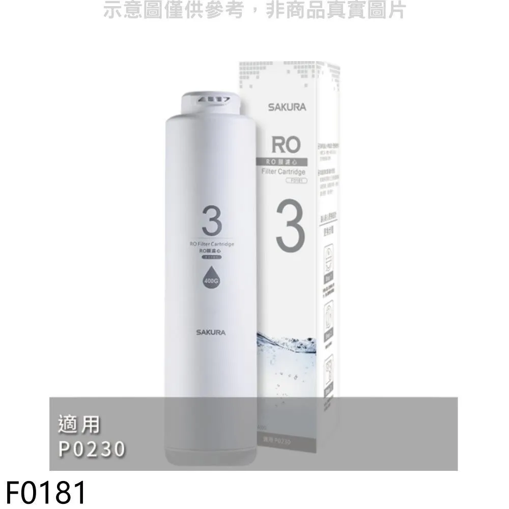 櫻花【F0180】RO膜第3道適用P0121濾心 歷史價格詳細信息