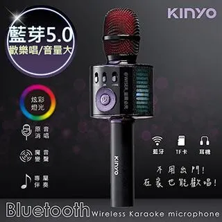 【KINYO】行動KTV卡拉OK藍芽喇叭無線麥克風(BDM-530)K歌+炫光-超值2入組 歷史價格詳細信息