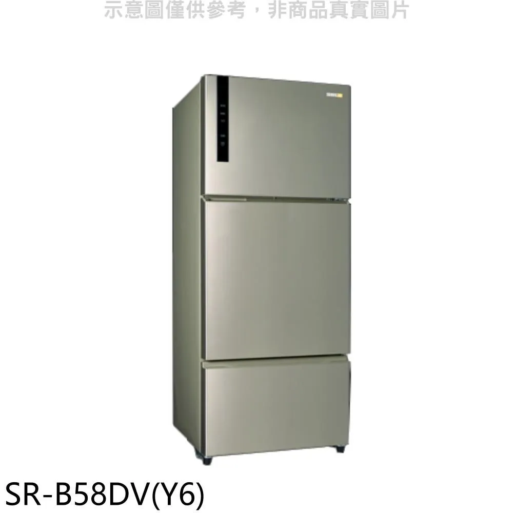 聲寶【SR-C53GDV(Y3)】530公升三門變頻玻璃冰箱琉璃金 歷史價格詳細信息