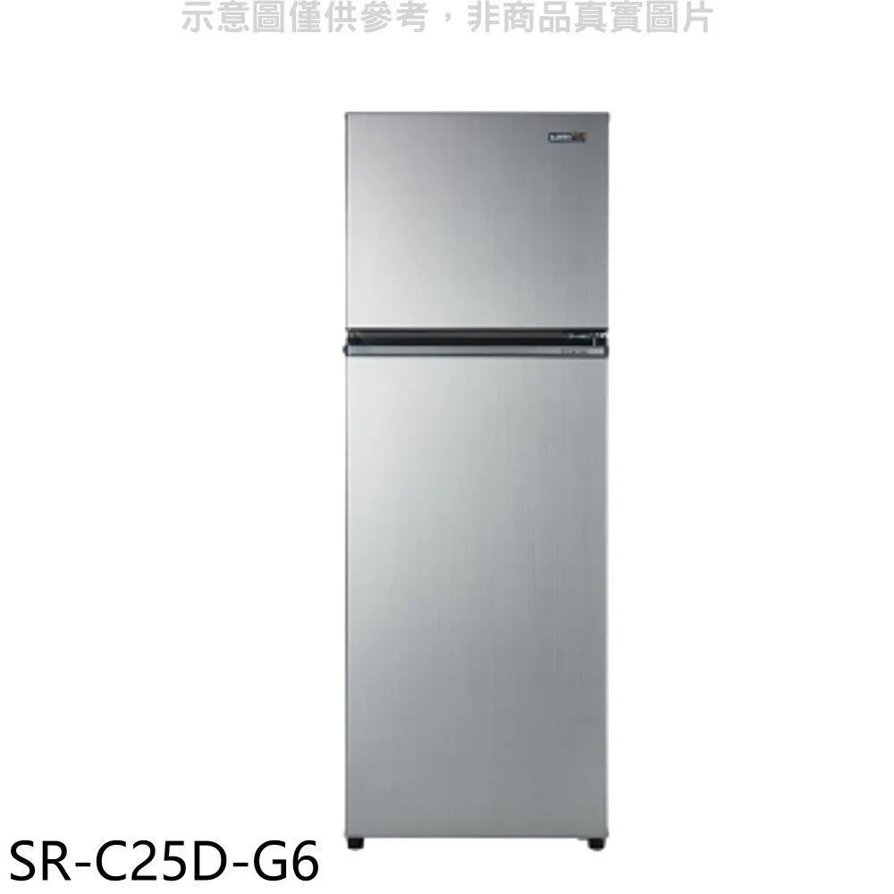 聲寶【SR-C25D-Y9】250公升雙門變頻晶鑽金冰箱(含標準安裝) 歷史價格詳細信息