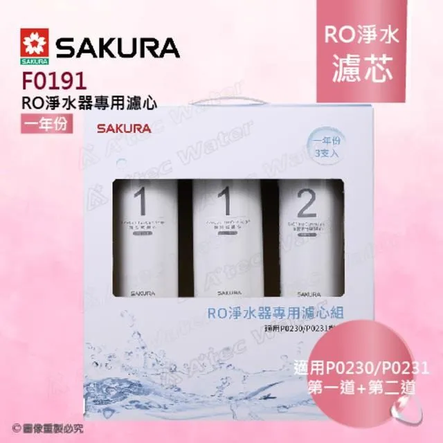 SAKURA櫻花 一年份快捷高效淨水器濾心F0271+F0231(適用P0780) 歷史價格詳細信息