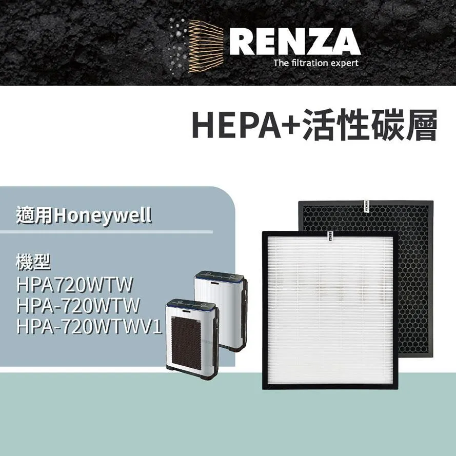 【RENZA】適用Honeywell 18200 17200 18250 17250 空氣清淨機(活性碳濾網 濾芯 8入) 歷史價格詳細信息