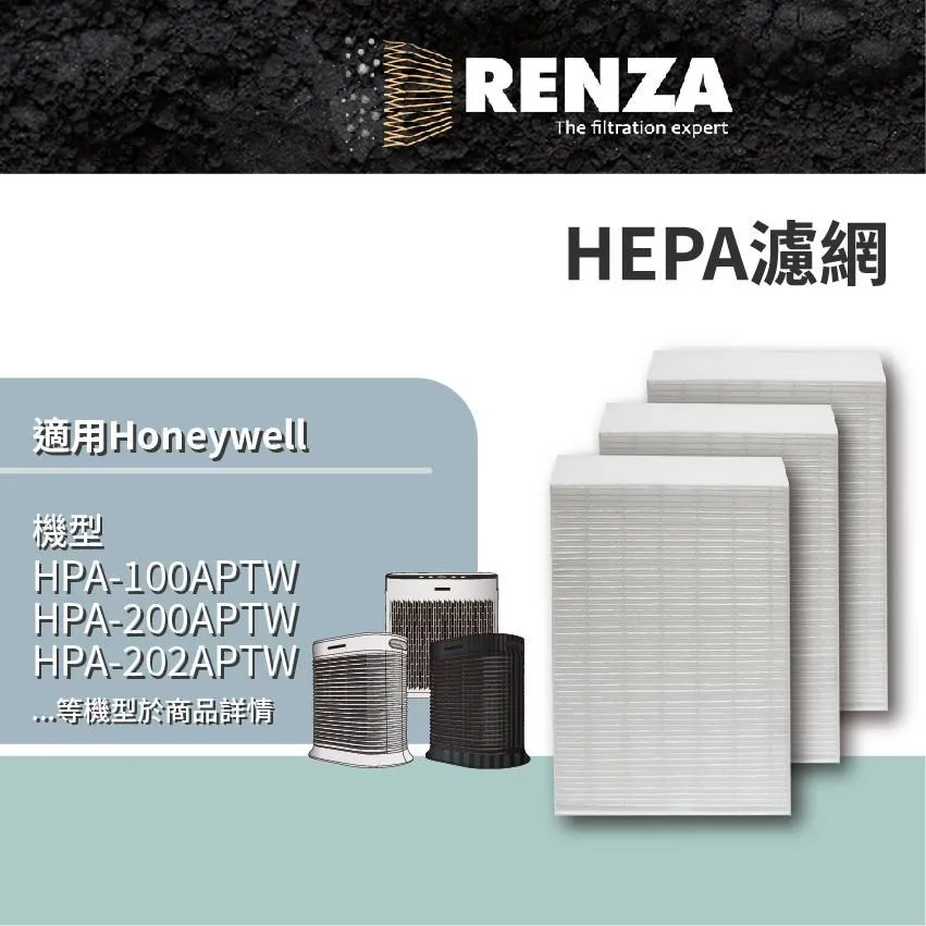RENZA 3片抗菌HEPA濾網 適用Honeywell HPA-100APTW 200 300 5150 HRF-R1濾心 歷史價格詳細信息