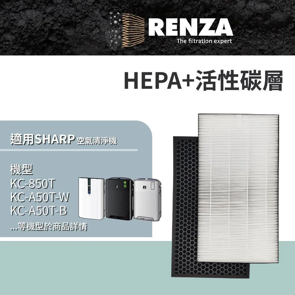 RENZA 適用夏普SHARP KI-HP100 GX100 LP100 WF100 NP100 EX100 濾網組 歷史價格詳細信息