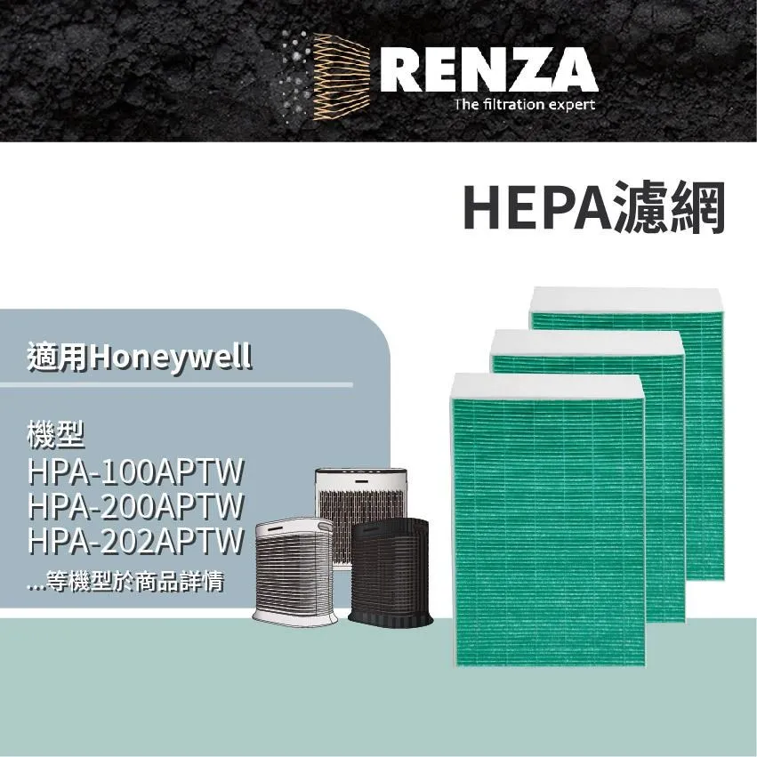 RENZA 抗菌濾網 適用Honeywell HPA-200/202APTW/5250WTW HEPA活性碳一年份 歷史價格詳細信息