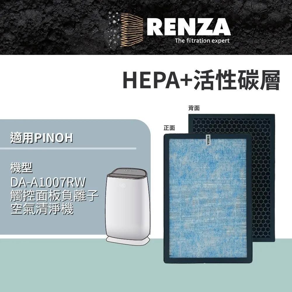 PINOH 空氣清淨機 HEPA活性碳二合一高效濾網 DA-A01 歷史價格詳細信息