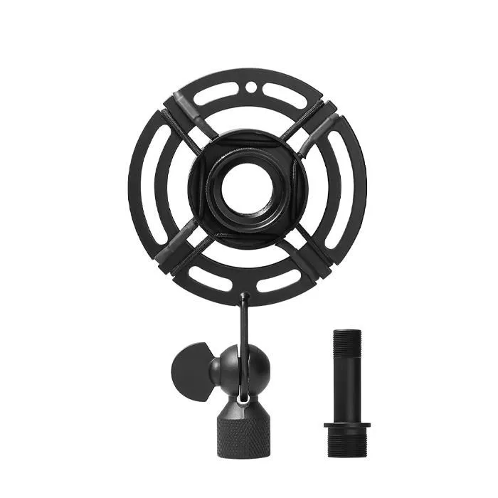 麥克風防震架 防震架 避震架 錄音 直播 廣播 專用 黑色 Podcast【凱傑樂器】 歷史價格詳細信息