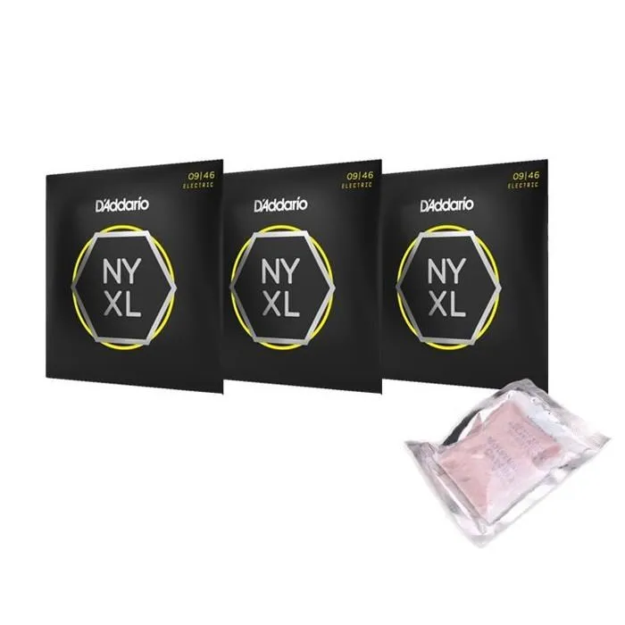 Daddario NYXL 電吉他弦 09-46 三包裝 贈送 Vertech 防潮包 價格比較,價格查詢,歷史價格詳細信息