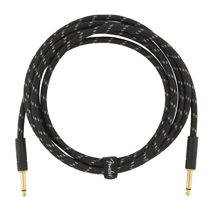 FENDER Deluxe SS BLK Tweed 樂器導線 3公尺 黑色格紋【敦煌樂器】 歷史價格詳細信息