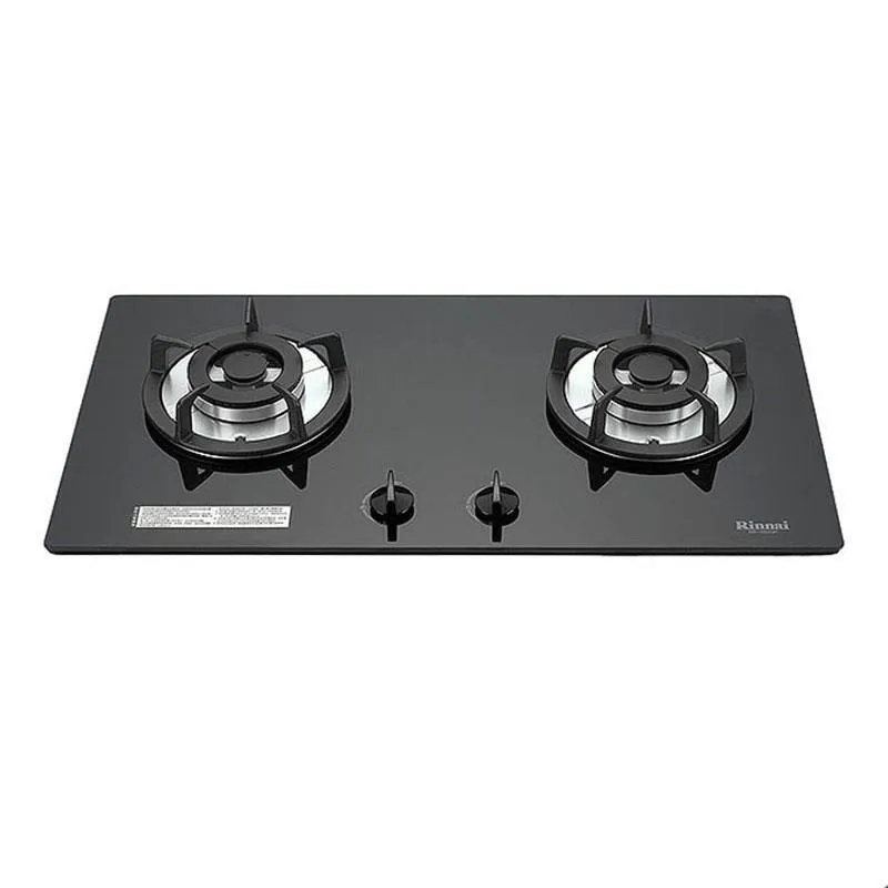 【林內】RB-202GH (黑/白) 檯面式防漏玻璃雙口爐 歷史價格詳細信息