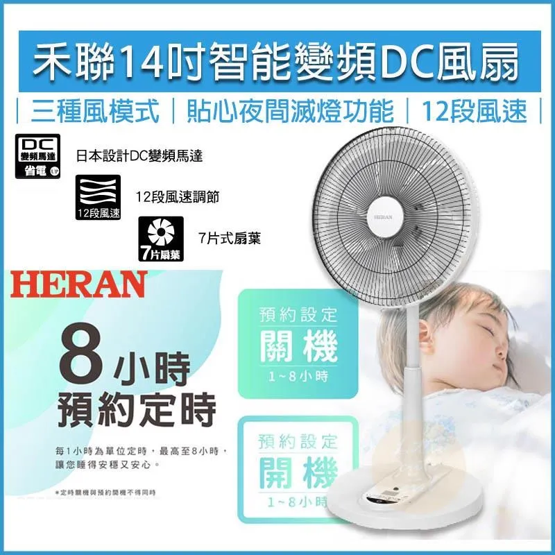 HERAN 禾聯 14吋智能變頻DC風扇 HDF-14AH770 歷史價格詳細信息