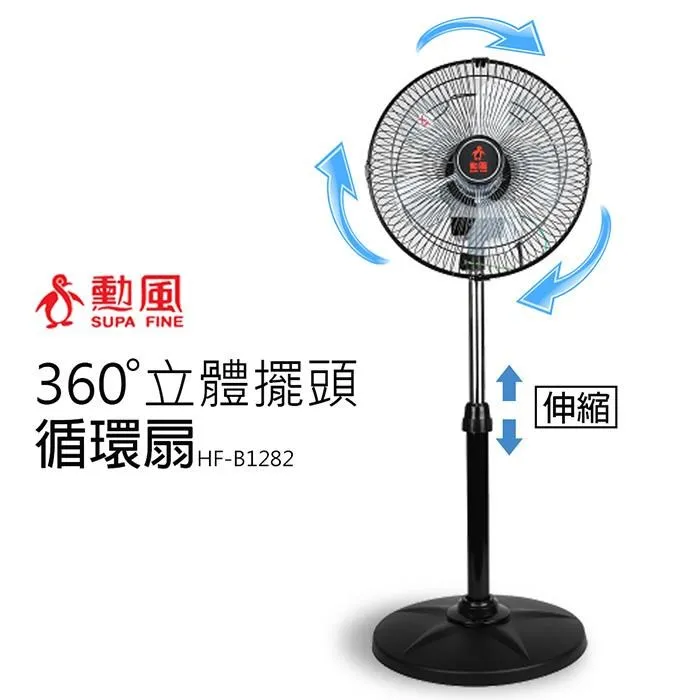 【勳風】12吋360度立體擺頭超廣角循環扇(HF-B1282/2入組) 歷史價格詳細信息