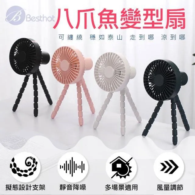 Besthot 大風力180度折疊帶燈循環露營風扇 LED照明燈  USB充電風扇 歷史價格詳細信息