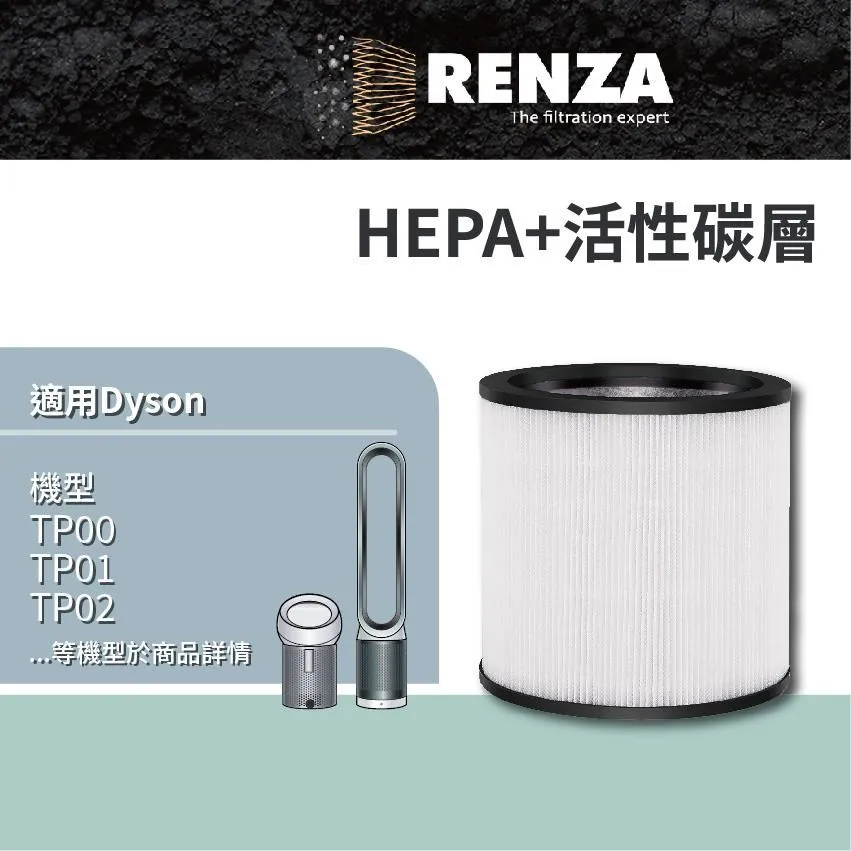 RENZA適用 Dyson 戴森 BP02 BP03 BP04 強效極靜甲醛偵測空氣清淨機 HEPA活性碳 歷史價格詳細信息