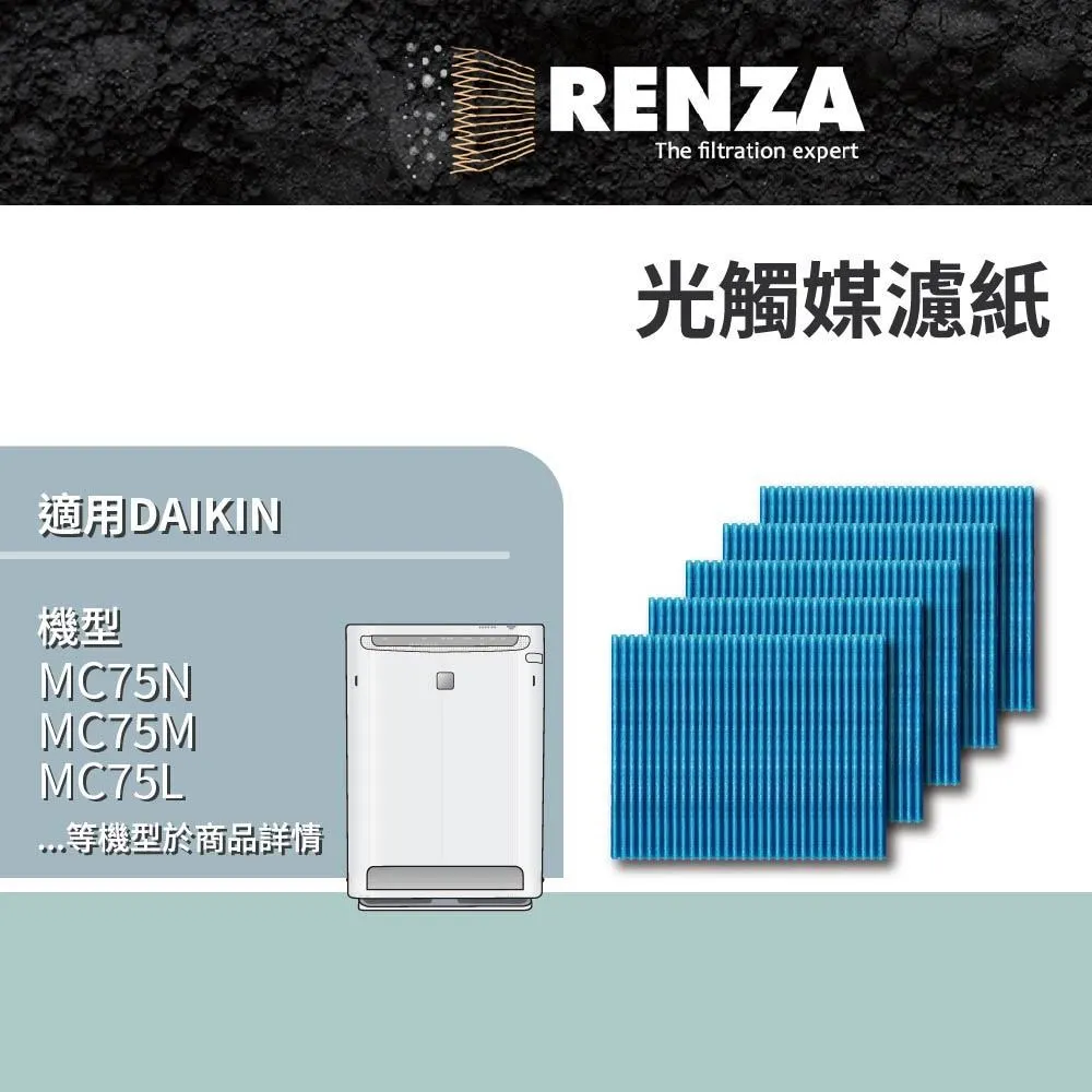 (五片)大金DAIKIN 空氣清淨機 濾網【E】褶皺過濾網 MC809SC MC80LSC MC75JSC (副廠 歷史價格詳細信息