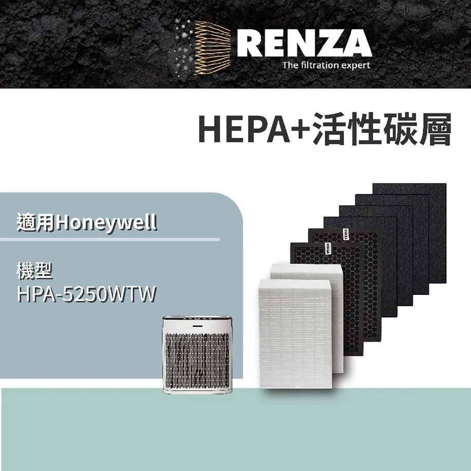 RENZA 抗菌濾網 適用Honeywell HPA-200/202APTW/5250WTW HEPA活性碳一年份 歷史價格詳細信息