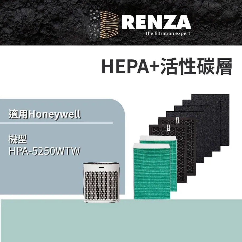 RENZA 抗菌版濾網 2片裝HEPA 適用Honeywell HHT-155 HAP-801APTW 802WTW 162濾芯 歷史價格詳細信息