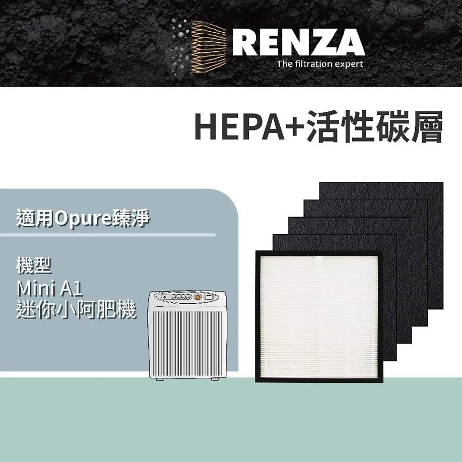 RENZA 適用 Opure 臻淨 A2 A3 A4 阿肥機 共三層 濾網 濾芯組 歷史價格詳細信息