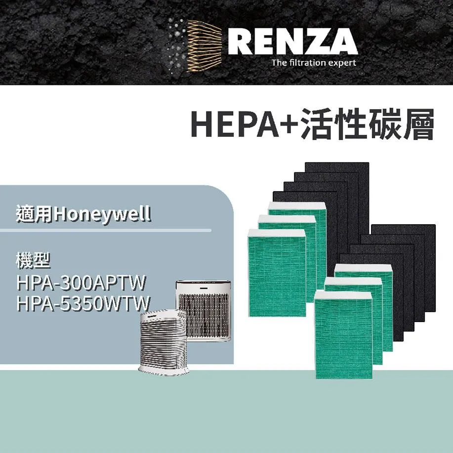 RENZA 抗菌版濾網 2片裝HEPA 適用Honeywell HHT-155 HAP-801APTW 802WTW 162濾芯 歷史價格詳細信息