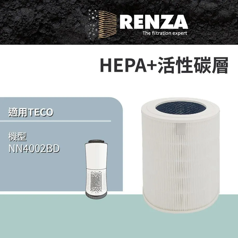 RENZA濾網 適用TECO 東元NN-2803BD NN1601BD HEPA活性碳 歷史價格詳細信息