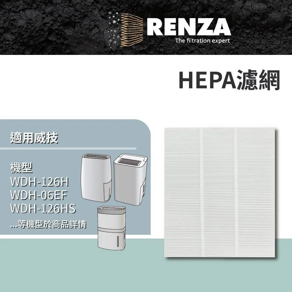 RENZA適用 NWT 威技 WDH-28ED 08A27F 277LH 20V 除濕機 HEPA 濾網 歷史價格詳細信息