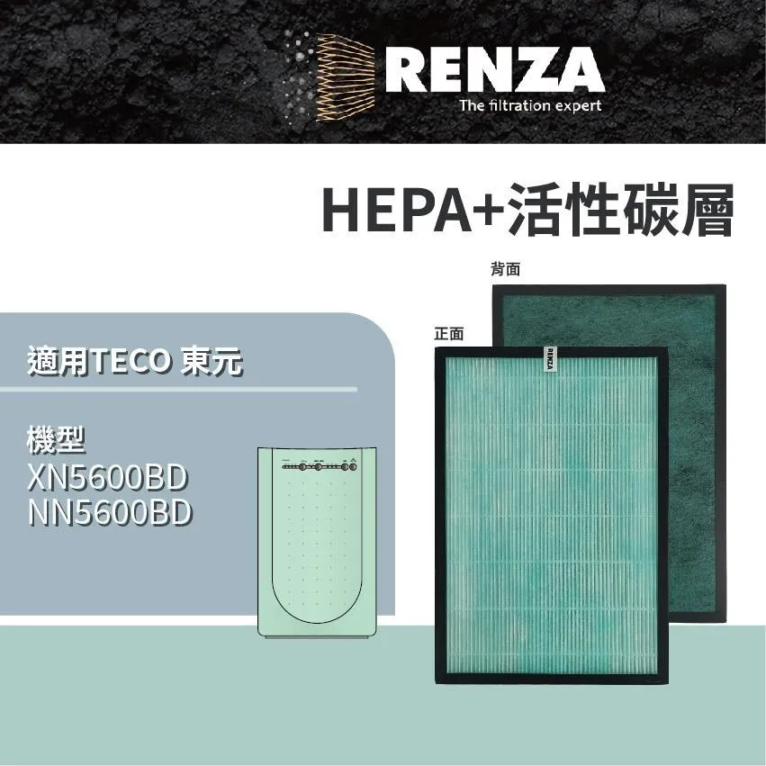 RENZA濾網 適用TECO 東元NN-2803BD NN1601BD HEPA活性碳 歷史價格詳細信息