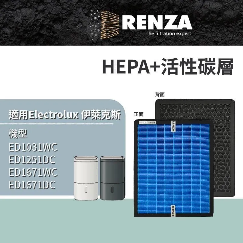 RENZA適用 Electrolux 伊萊克斯 極適家居500/700 ED1031WC ED1251DC HEPA濾網 歷史價格詳細信息