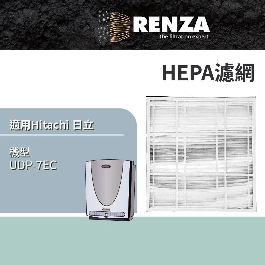 RENZA濾網 適用Hitachi日立UDP-J70 J71 J60 EPF-CX40F 二合一空氣清淨機 濾芯 歷史價格詳細信息