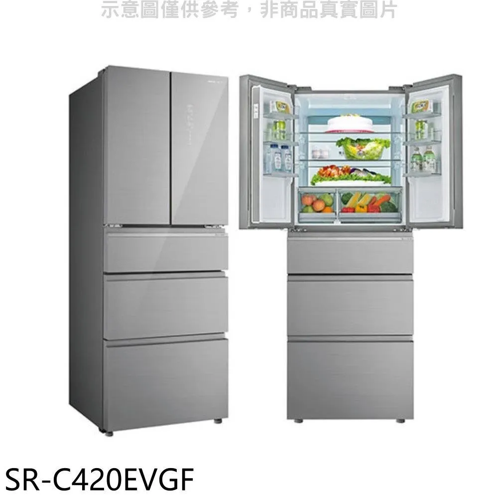 【SANLUX 台灣三洋】SR-V320DF 312L變頻下冷凍一級四門對開電冰箱 歷史價格詳細信息