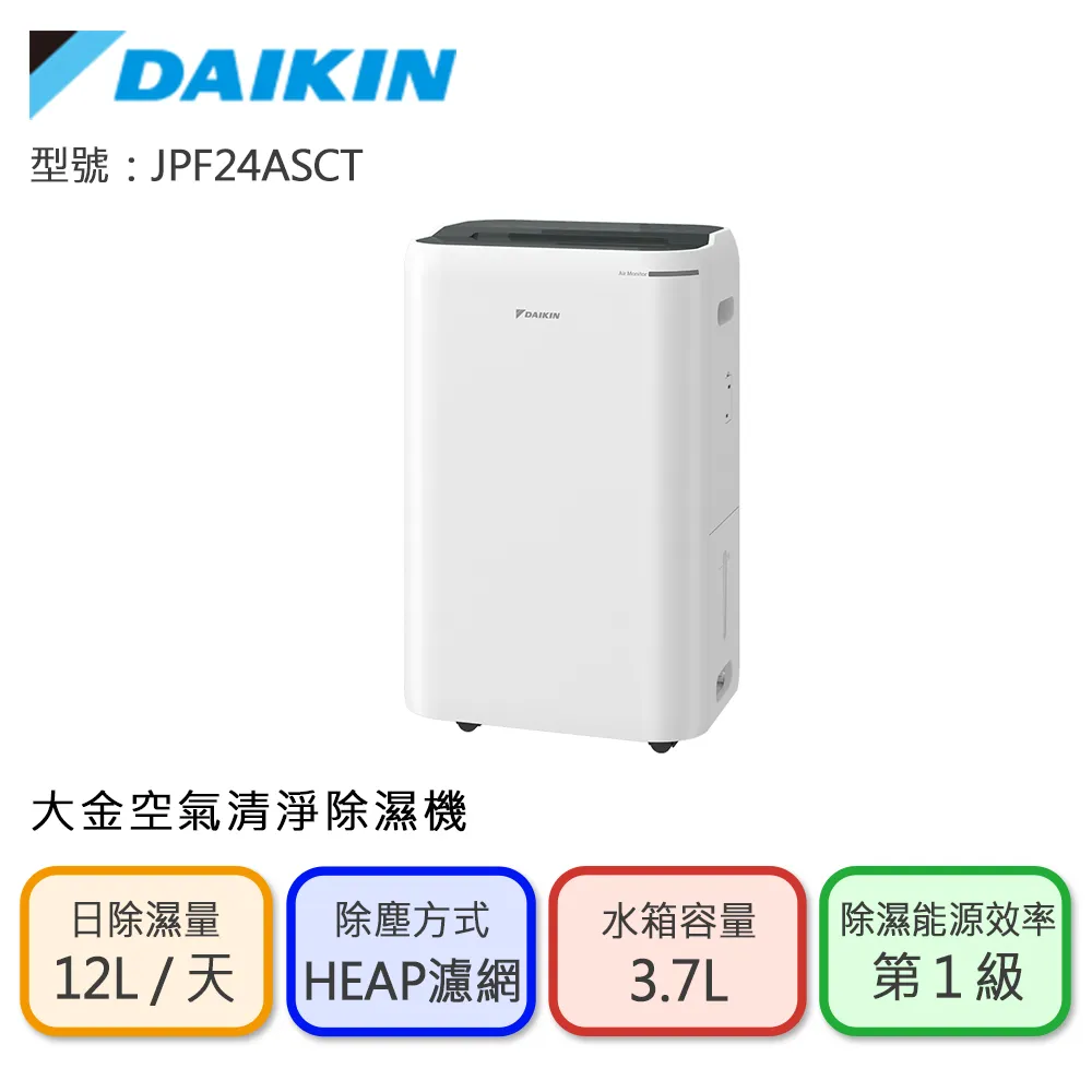 【DAIKIN 大金】12L一級能效除濕機(JP24ASCT-H淺灰色) 歷史價格詳細信息