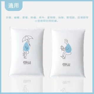 【GW水玻璃】環保除濕袋6件組 圖案隨機(225G+280G各3個) 歷史價格詳細信息