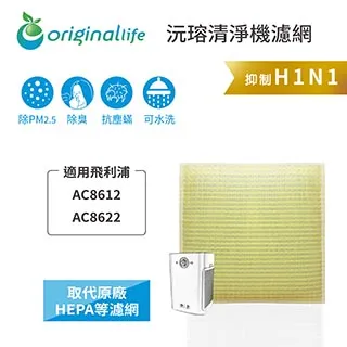 【綠能環控清淨網】超淨化除濕機濾網 適用飛利浦:AC8612、AC8622★長效可水洗★ 歷史價格詳細信息