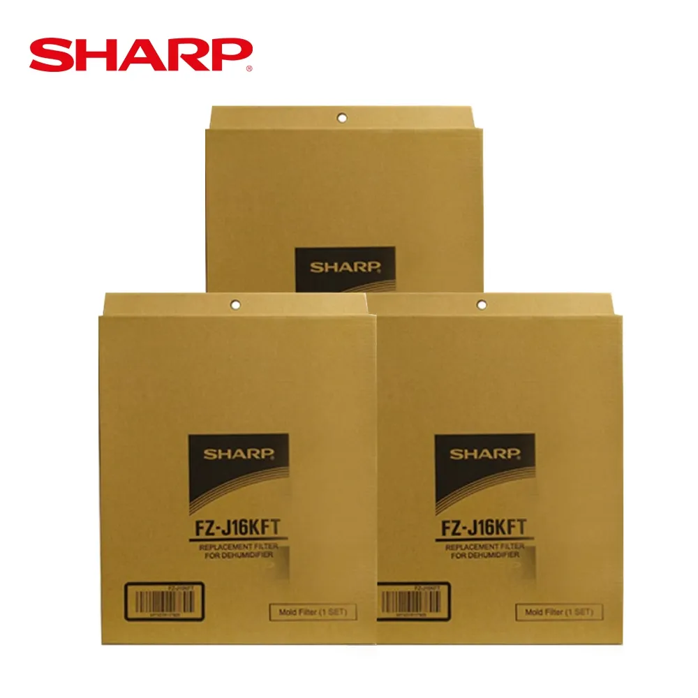 SHARP 夏普 黴菌濾網 FZ-J16KFT 3入組(適用DW-J16T-W/DW-J18T-N) 歷史價格詳細信息