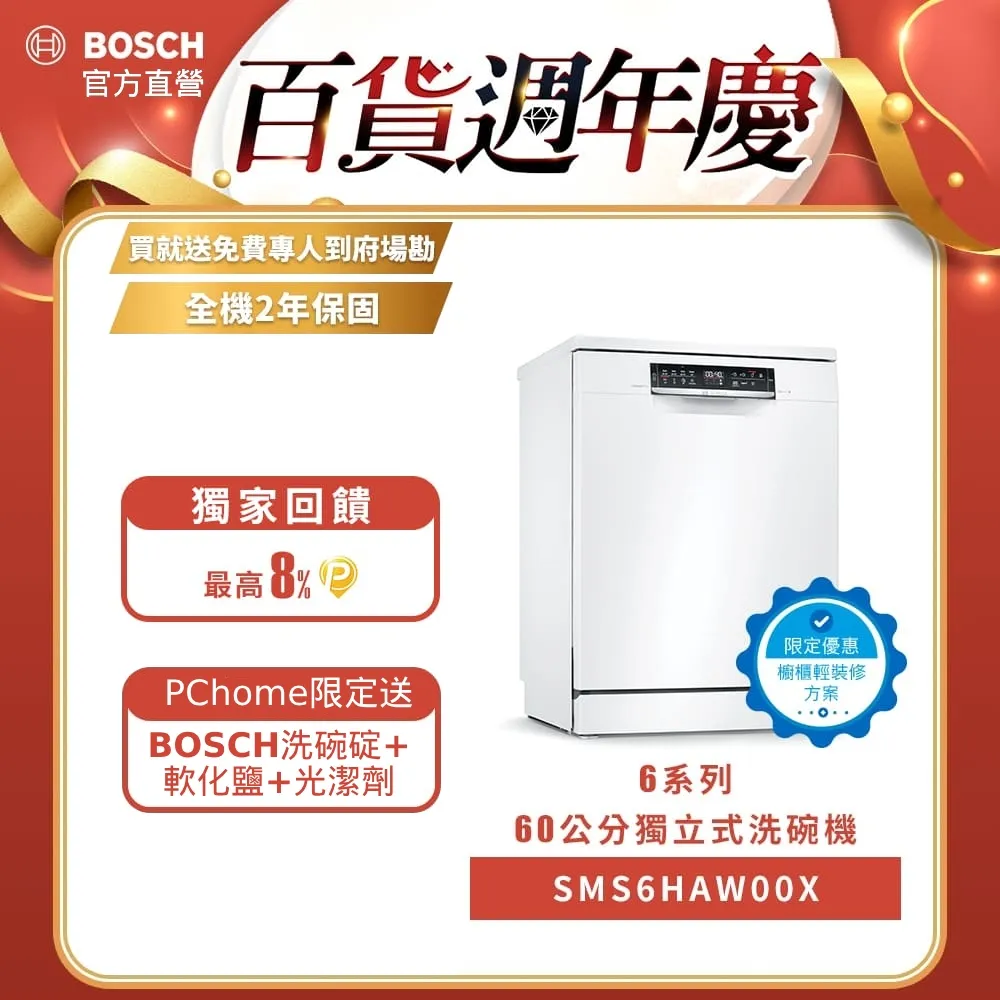 Bosch博世 60獨立式洗碗機 SMS6HAW00X 歷史價格詳細信息