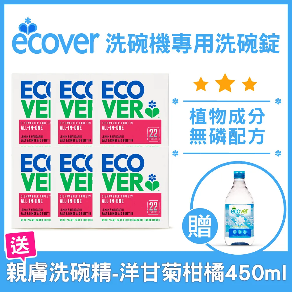【ECOVER 宜珂】洗碗機專用洗碗錠/洗碗粉/洗碗球25顆入x3盒(送洗碗機專用光潔潤乾劑) 歷史價格詳細信息