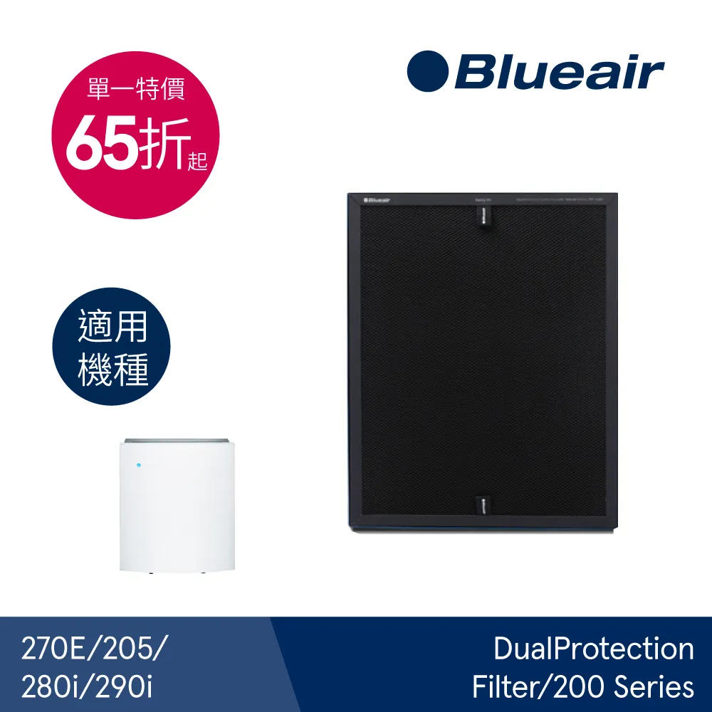Blueair 280i、270E、205專用活性碳濾網 (1片/1組)｜官方旗艦店 歷史價格詳細信息