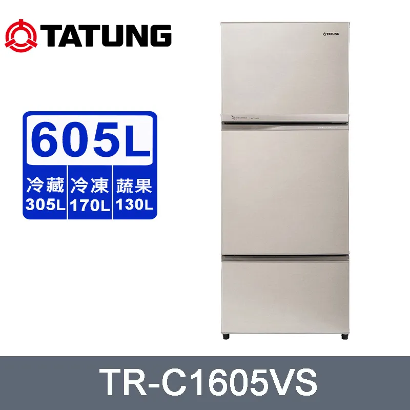 大同【TR-C1605VS】605公升雙門變頻冰箱 歷史價格詳細信息