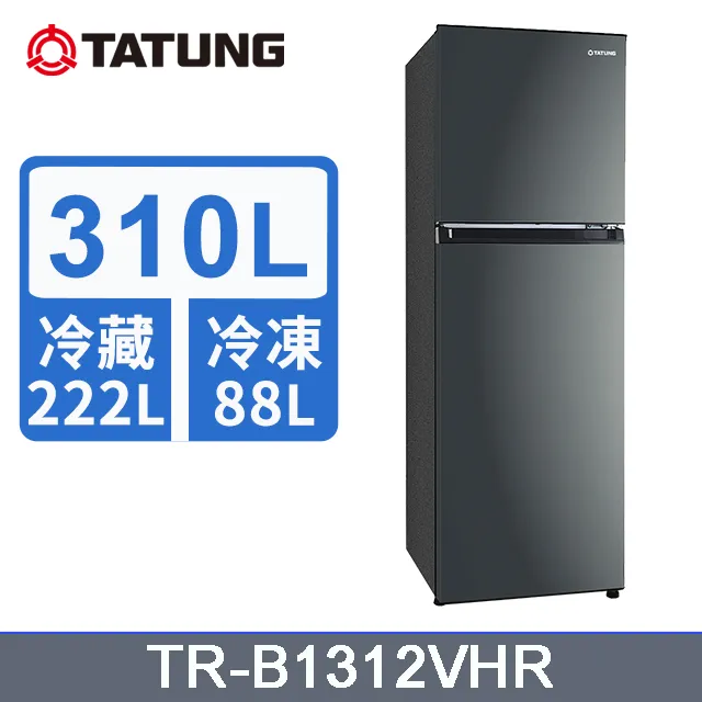 TATUNG 大同 310L 變頻雙門冰箱 TR-B1315VHR 香檳金 一級能效 歷史價格詳細信息