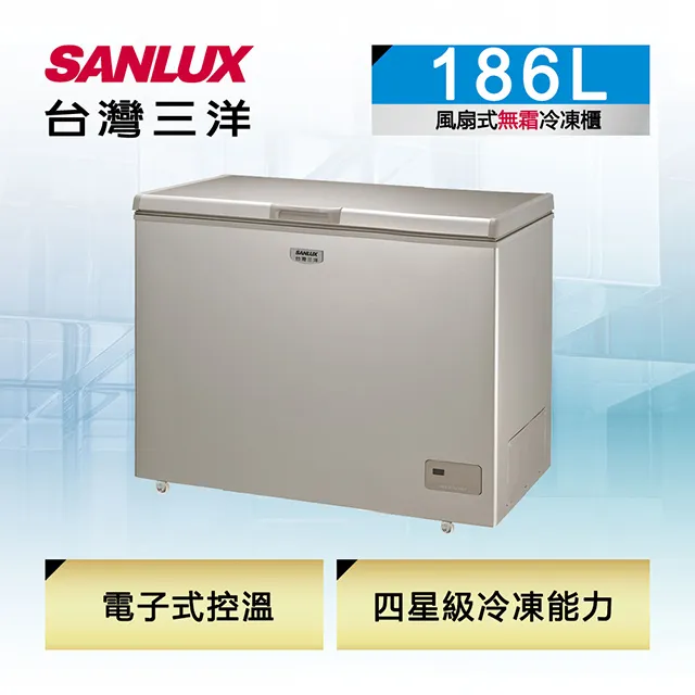 【SANLUX 台灣三洋】186L上掀式無霜冷凍櫃(SCF-186GF) 歷史價格詳細信息