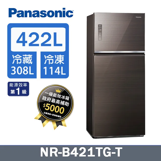 Panasonic 國際牌 NR-B481TG 無邊框玻璃冰箱 485公升 NR-B481TG【領券再折】 歷史價格詳細信息