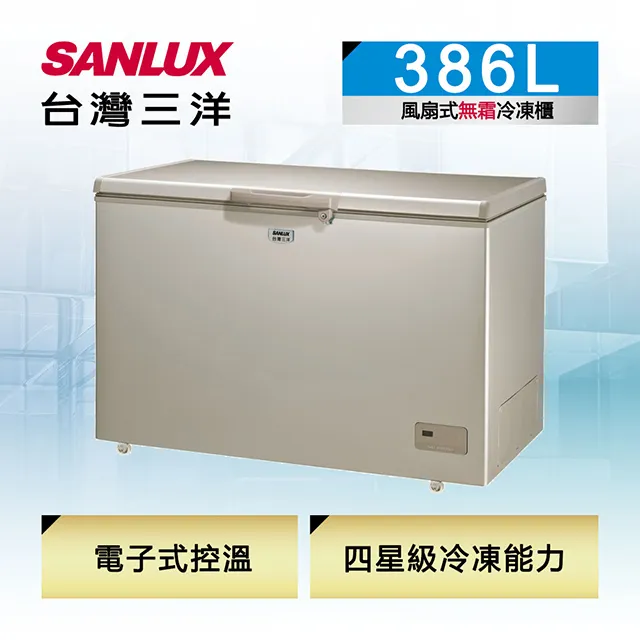 【SANLUX 台灣三洋】386公升負上掀式風扇無霜冷凍櫃福利品(SCF-386GF) 歷史價格詳細信息