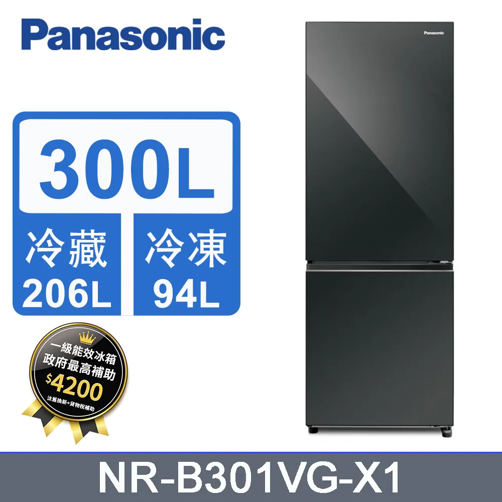 Panasonic國際牌【NR-B301VG-X1】300公升雙門變頻冰箱(含標準安裝) 歷史價格詳細信息