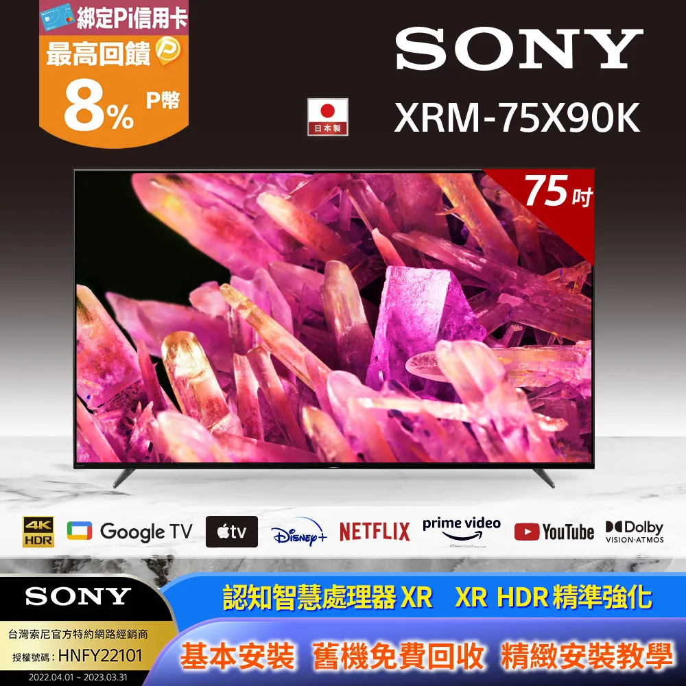 SONY 75型4K智慧顯示器 KM-75X80L 歷史價格詳細信息
